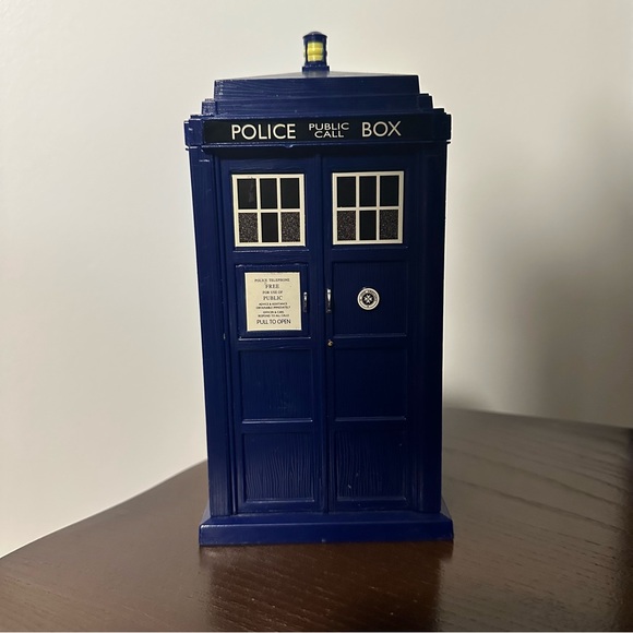 Other - Doctor Who Tardis Call Box Container Yahtzee 50th Anniversary Edition NOGAME Jar